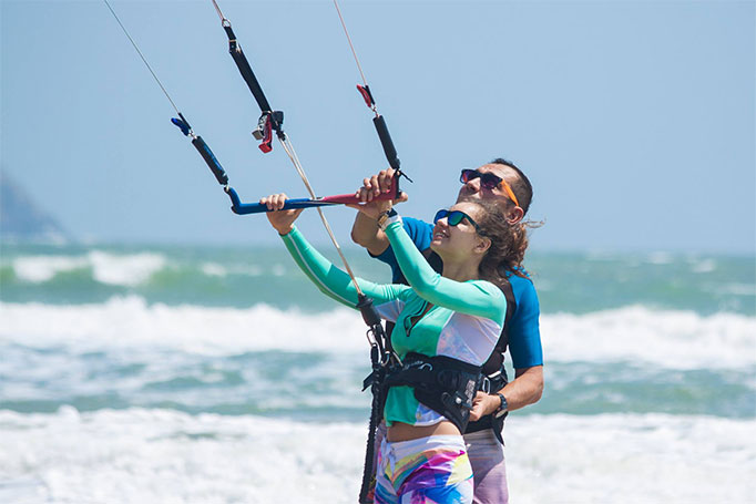 Kiteboarding lessons for any level